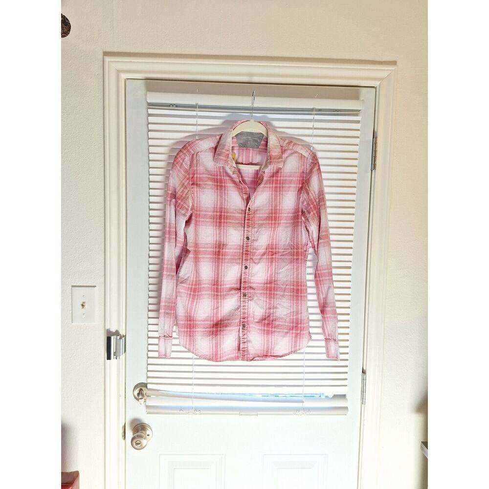 Calvin Klein Size S Long Sleeve Button Up Women's Shirt